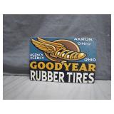 Goodyear Rubber Tires Tin Sign