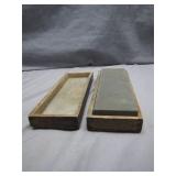 Sharpening Stone With Wooden Case