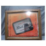 Framed Carling Black Label Lager Beer Sign