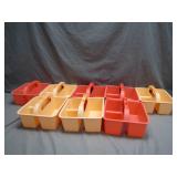 8 Plastic Organizer Caddies