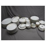 Bavarian China Dining Set with Monogram