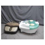 Conair Foot Spa and HoMedics Back Massager