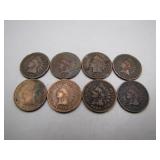 1900-1907 Indian Head Pennies Set