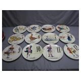Complete Williams-Sonoma 12 Days Plates Set