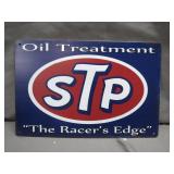 STP Oil Treatment Tin Sign