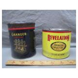 Granger & Revelation Tobacco Tins Duo