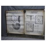 Baseball Patent Prints, 1887 & 1942