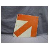 Double-Sided Metal Directional Arrow Sign