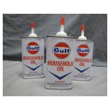 Gulf Household Oil Cans