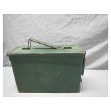 Green Metal Ammunition Storage Box