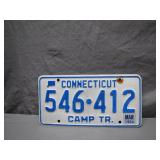 1994 Connecticut Camp Trailer License Plate