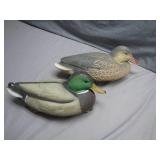 Mallard Duck Decoys With Weighted Bases
