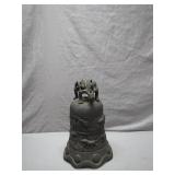 Cast Bronze Bell With Dragon Motif