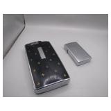 Zippo and Ronson Lighter/Holder Set