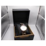Akribos XXIV Diamond-Accented Watch with Box