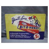Schutterï¿½s Bit-O-Honey Tin Sign