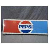 1960s Pepsi-Cola Metal Advertising Sign