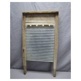 Rustic Wood and Metal Washboard