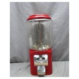 Classic Red Coin-Operated Candy Machine