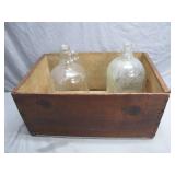 Rockcreek Valley Pears Wooden Crate With Bottles
