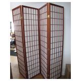 70-Inch Tall Shoji Folding Room Divider