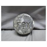 5 Pound Lead Weight Marked FRY