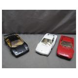 Three 1980s Diecast Model Cars