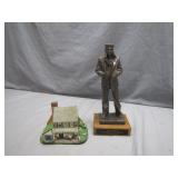 The Lone Sailor Statue & Miniature House Set