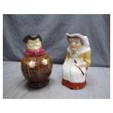 Tobey Style English Character Pitchers