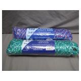 Two Rolls of Braided Utility Rope