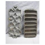 Cast Iron Baking Molds Set