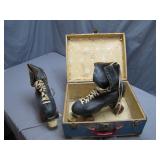 Custom Roller Skates in Vintage Case
