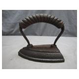 Late 19th-Century Cast-Iron Clothing Iron