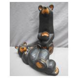 Charming Pair of Big Sky Bears Figures