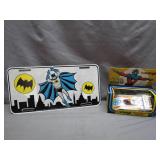 Corgi Captain Marvel & Batman License Plate