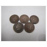 1895-1899 Indian Head Pennies