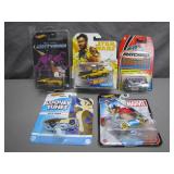 5 Die-Cast Collectible Cars in Original Packaging