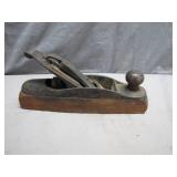 Wood and Metal Hand Plane From Past Eras