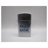Riggs National Bank Zippo Lighter