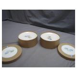 Egg Print Dessert Plates in Boxes