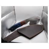 New Hunting & Camping Hatchet with Leather Sheath