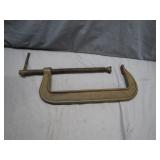 Robust Vintage C-Clamp Tool, 12-Inch Span