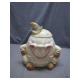 Humpty Dumpty Ceramic Cookie Jar
