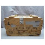 Military Wooden Crate for 81mm Mortars