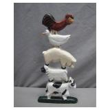 Cast Iron Farm Animals Door Stop