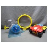 Action-Packed Toy Set With Car and Accessories