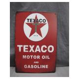 Texaco Motor Oil and Gasoline Sign