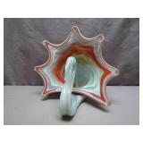 Murano Style Hand Blown Glass Swan Sculpture