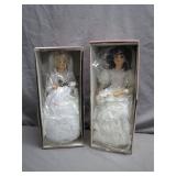 Brinnï¿½s 1988 Bride Dolls Music Boxes