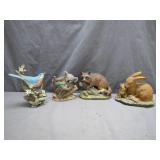 Masterpiece Porcelain Animal Figurine Set